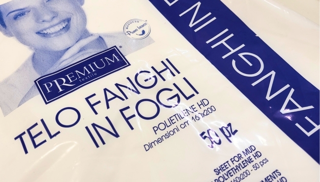 Telo per Fanghi in Fogli in Polietilene HD, 50pz 160x200